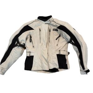 Fieldsheer FSUG Motorcycle Jacket Men's XS – Armored White Biker Zip Up Youth L